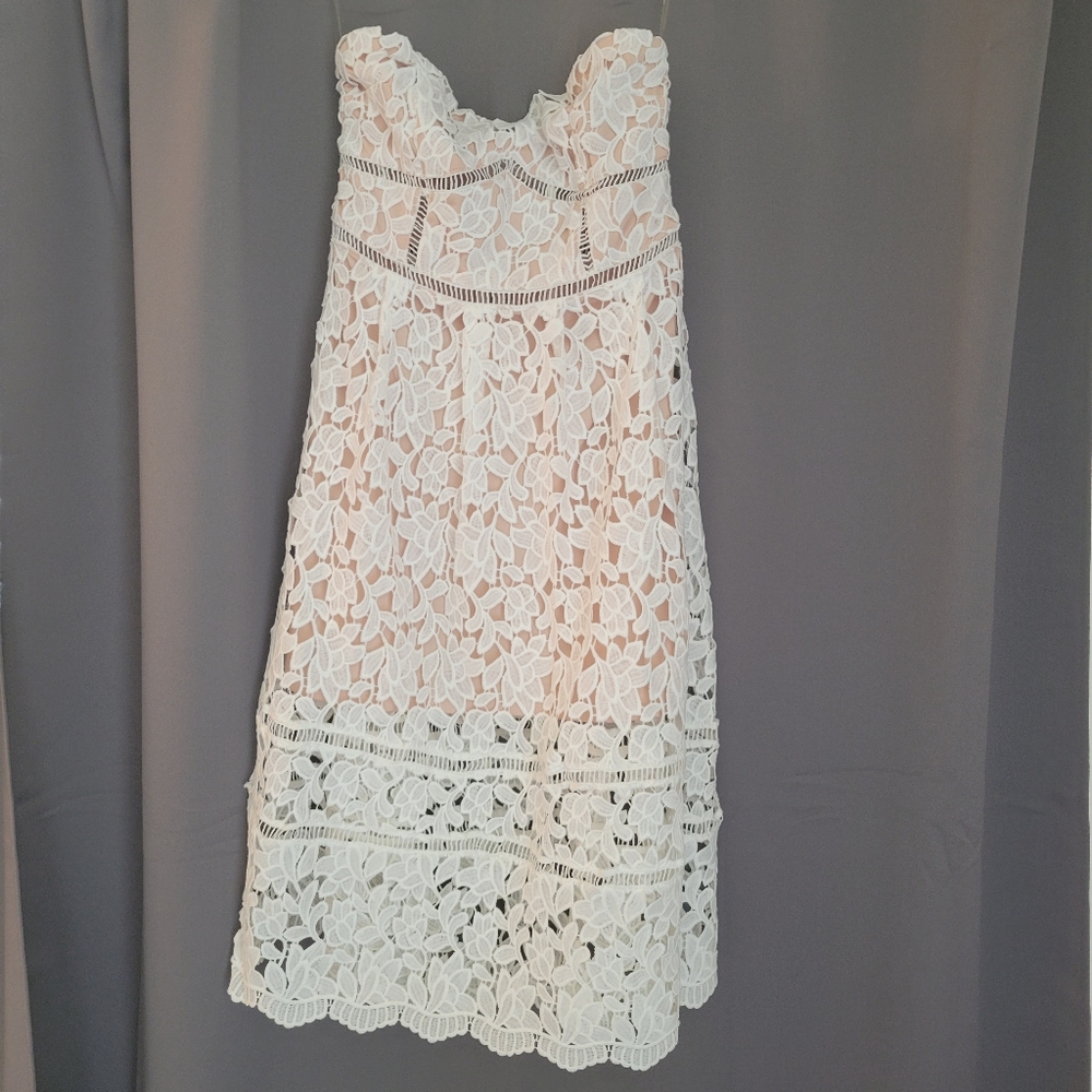 White lacy lulu's dress